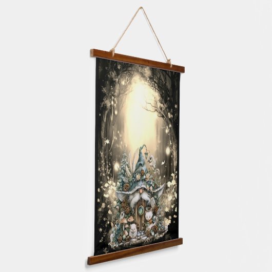 Enchanted Forest Gnome Woodland Animals Hangend Wandkleed (Gebogen)