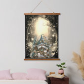 Enchanted Forest Gnome Woodland Animals Hangend Wandkleed (Slaapkamer)