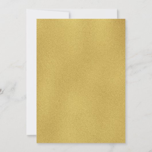 Enchanted Forest Gold Portal bruiloft uitnodiging (Achterkant)