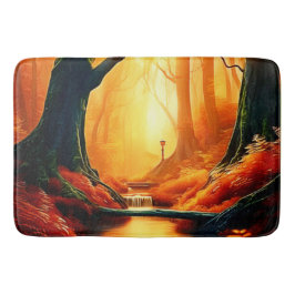 Enchanted Forest Golden Glow Badmat
