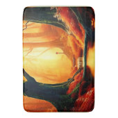 Enchanted Forest Golden Glow Badmat (Voorkant Verticaal)