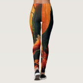 Enchanted Forest Golden Glow Leggings (Achterkant)