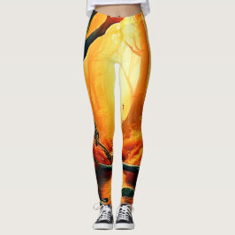 Enchanted Forest Golden Glow Leggings