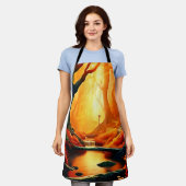 Enchanted Forest Golden Glow Schort (Gedragen)