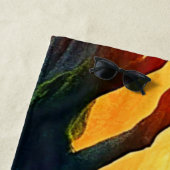 Enchanted Forest Golden Glow Strandlaken (In situ)