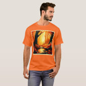 Enchanted Forest Golden Glow T-shirt (Voorkant volledig)