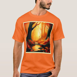 Enchanted Forest Golden Glow T-shirt