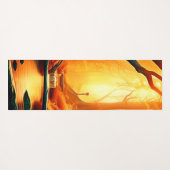 Enchanted Forest Golden Glow Yogamat (Achterkant (horizontaal))