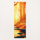 Enchanted Forest Golden Glow Yogamat (Voorkant)
