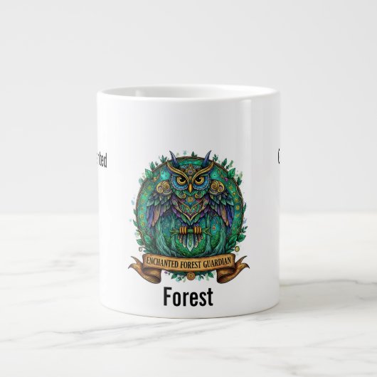 Enchanted Forest Guardian Grote Koffiekop (Voorkant)
