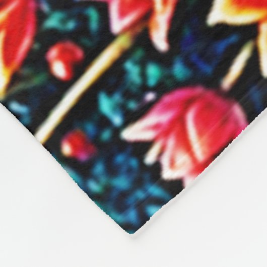 Enchanted Forest Hart van Licht Ontwerp Fleece Deken (Hoek)