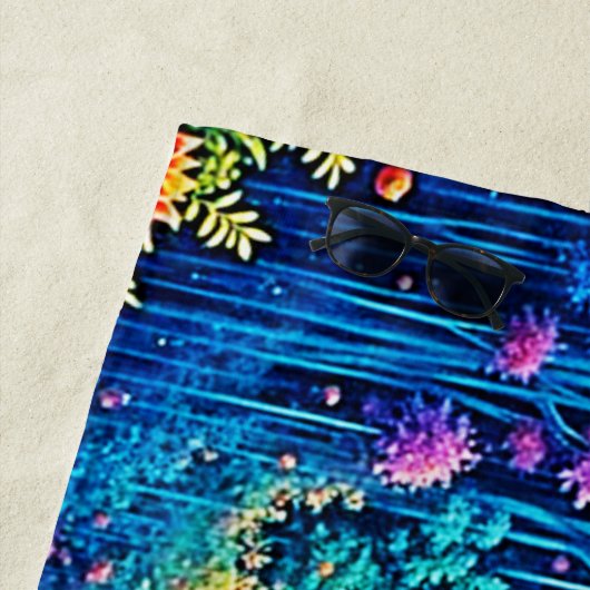 Enchanted Forest Hart van Licht Ontwerp Strandlaken (In situ)