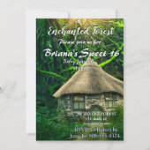 Enchanted Forest Home Invitation Kaart (Voorkant)