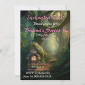 Enchanted Forest House Sweet 16 Uitnodiging (Voorkant)