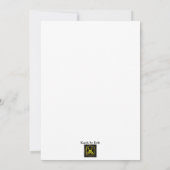 Enchanted Forest House Sweet 16 Uitnodiging (Achterkant)