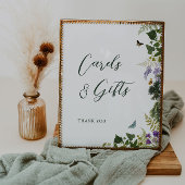 Enchanted Forest Kaarten en geschenken bruiloft Poster