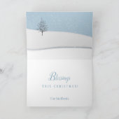 Enchanted Forest Kerstdag Kaart (Binnen)