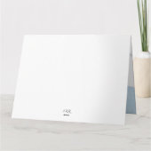 Enchanted Forest Kerstdag Kaart (Achterkant)