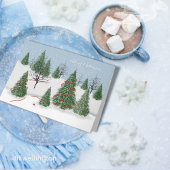 Enchanted Forest Kerstdag Kaart