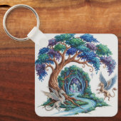 Enchanted Forest Keychain - Tree of Life (Voorkant)