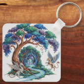 Enchanted Forest Keychain - Tree of Life (Achterkant)