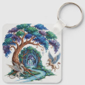 Enchanted Forest Keychain - Tree of Life (Achterkant)