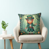 Enchanted Forest Leprechaun Luckyish Nursery Decor Kussen (Stoel)