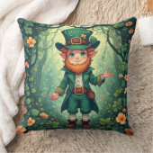 Enchanted Forest Leprechaun Luckyish Nursery Decor Kussen (Deken)