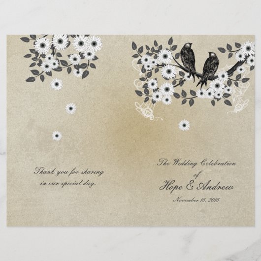 Enchanted Forest Love Bird Wedding (Voorkant)
