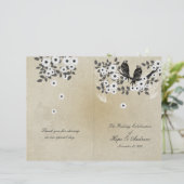 Enchanted Forest Love Bird Wedding (Staand voorkant)