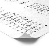 Enchanted Forest Love Bird Wedding Poster (Hoek)