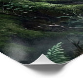 Enchanted Forest | Misty Woodland Fantasy Poster (Hoek)