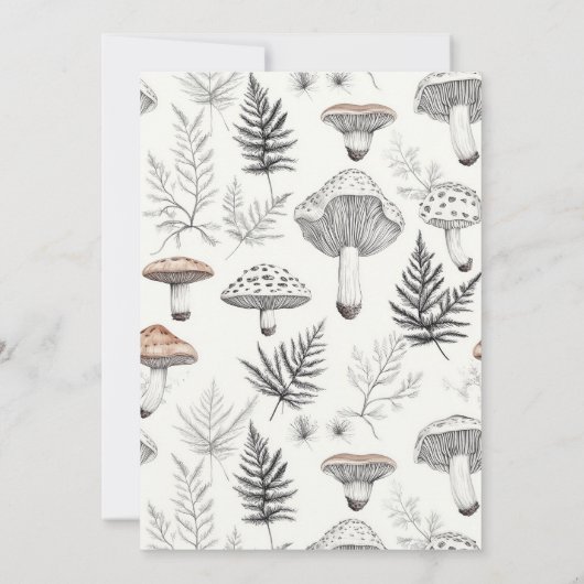 Enchanted Forest Mouse Animal 1st Verjaardag Kaart (Achterkant)