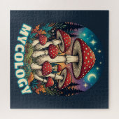 Enchanted Forest Mushroom Art Legpuzzel (Horizontaal)