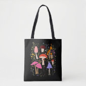 Enchanted Forest Mushroom Canvas tas (Voorkant)