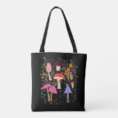 Enchanted Forest Mushroom Canvas tas (Achterkant)