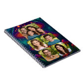 Enchanted Forest Mushroom Family Collage Notitieboek (Rechterzijde)