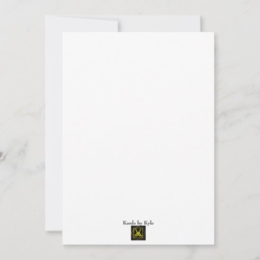 Enchanted Forest Mushroom Kaart (Achterkant)