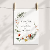 Enchanted Forest Mushroom Vrijgezellenfeest Welkom Poster