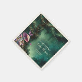 Enchanted Forest Mushrooms Baby shower Welkom Servet (Hoek)