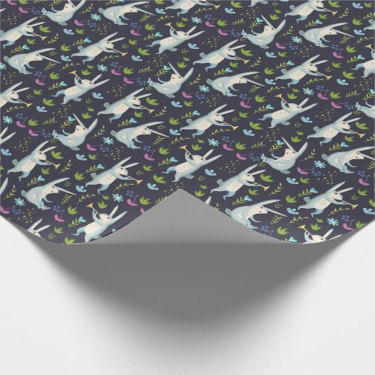 Enchanted Forest: Natuur-geïnspireerd naadloos pat Cadeaupapier (Hoek)