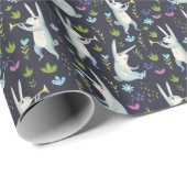 Enchanted Forest: Natuur-geïnspireerd naadloos pat Cadeaupapier (Rol Hoek)