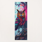 Enchanted Forest Owl: Moonlit Mystical Yogamat (Voorkant)