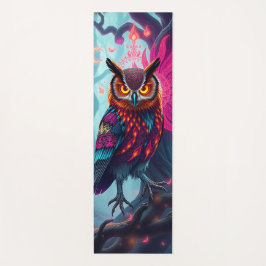 Enchanted Forest Owl: Moonlit Mystical Yogamat