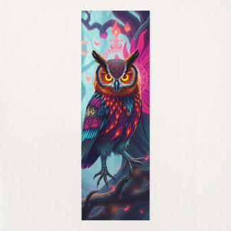 Enchanted Forest Owl: Moonlit Mystical Yogamat