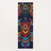 Enchanted Forest Owl: Moonlit Mystical Yogamat (Achterkant)