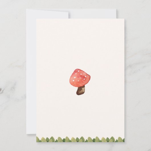 Enchanted Forest Party-uitnodiging Kaart (Achterkant)