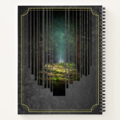 Enchanted Forest Pathway - Dark Mystical Portal Notitieboek (Achterkant)