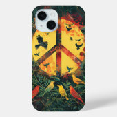 Enchanted Forest Peace Symbool Telefoonhoes Case-Mate iPhone Case (Achterkant)