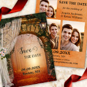 Enchanted Forest Photo Sla de datum op Aankondiging